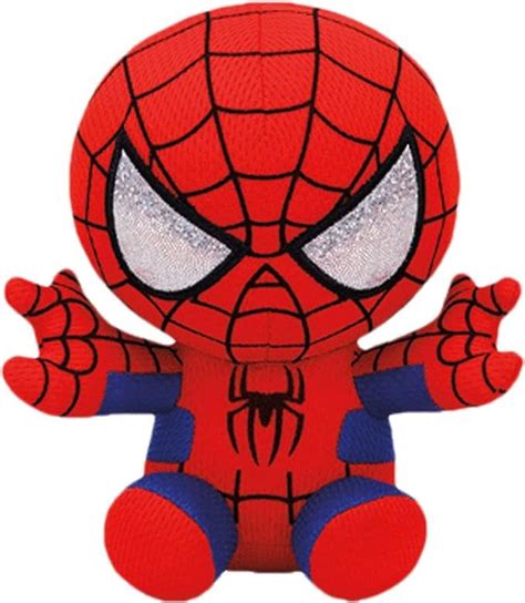 Spiderman Plush, Red/blue, Regular Simulated Avengers League Doll ...