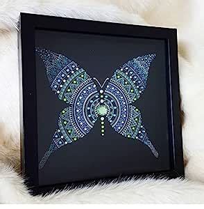 Kalanetri Handmade Mandala Art | Butterfly Painting | Photo Framed Wall ...