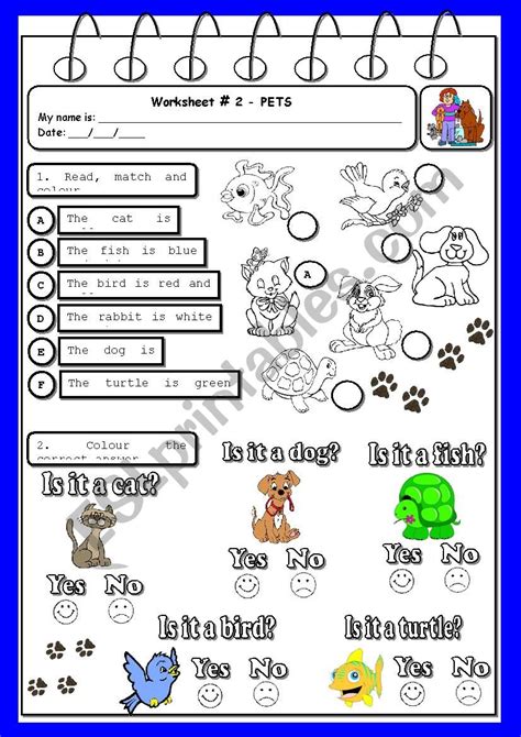 Pets Worksheet 的图像结果