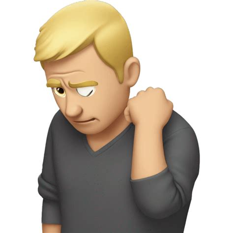 Guy scratching his head emoji | AI Emoji Generator