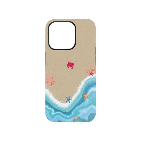 Beach Illustration Case – Sleek Cases | Anti Yellow Cases At 199