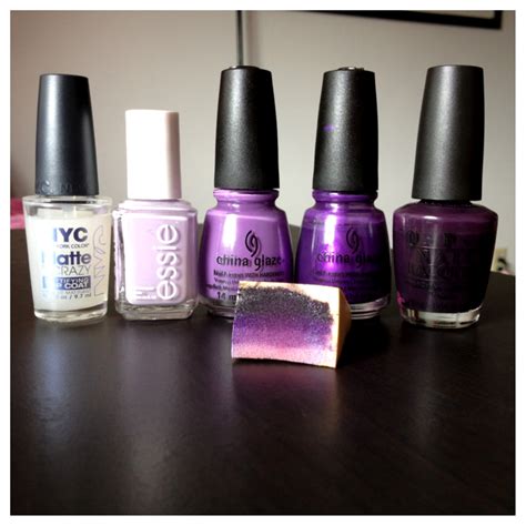 Ombre Nails Tutorial 的图像结果