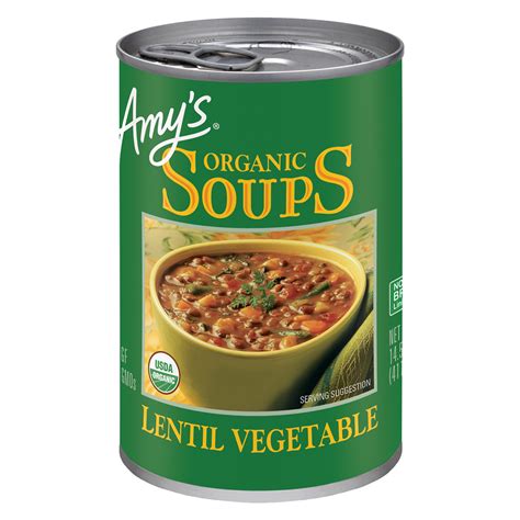 Amy's Organic Lentil Vegetable Soup - Shop Soups & Chili at H-E-B