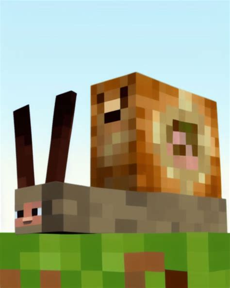 Minecraft Snail Statue Tutorial 的图像结果