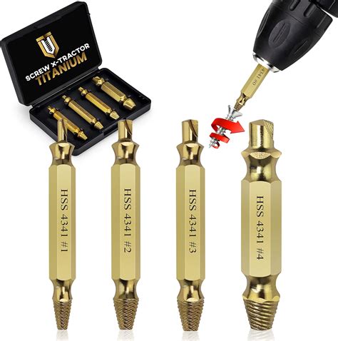 Buy Screw X-Tractor Damaged Screw Extractor Kit and Stripped Screw ...