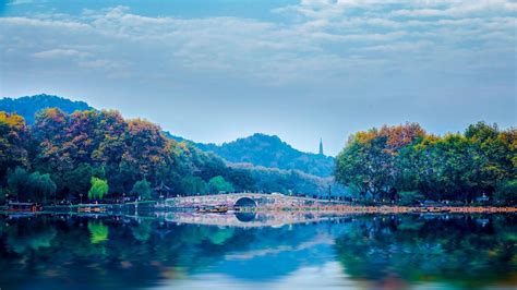 杭州西湖美景,高清图片,电脑桌面-壁纸族