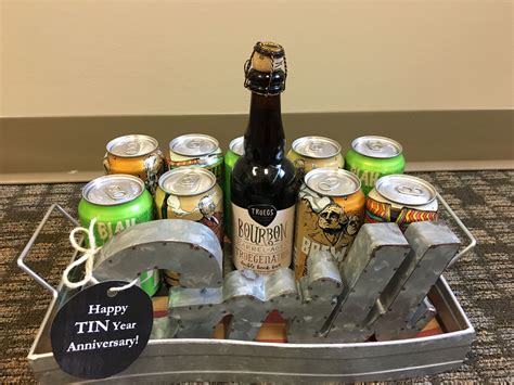 Tin/Aluminum 10 Year Anniversary Gift Ideas