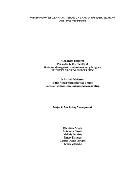 Image result for Research Paper Template Example