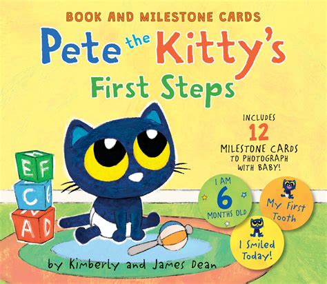 Pete the Kitty's First Steps: Book and Milestone Cards (Pete the Cat ...