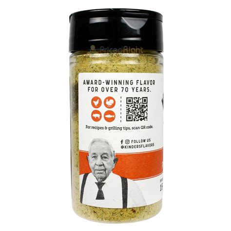 Kinder's Buttery Poultry Blend Seasoning Butter Garlic Onion & Lemon F ...