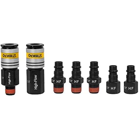 DEWALT Buy 7pc High Flow Couplers & Plugs 1/4 NPT at Ubuy India
