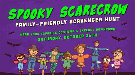 Spooky Scarecrow Family-Friendly Scavenger Hunt, Historic Downtown ...