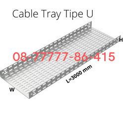 Jual Cable Tray (Kabel Tray) Cover Type U Lebar 50mm - Kota Surabaya ...