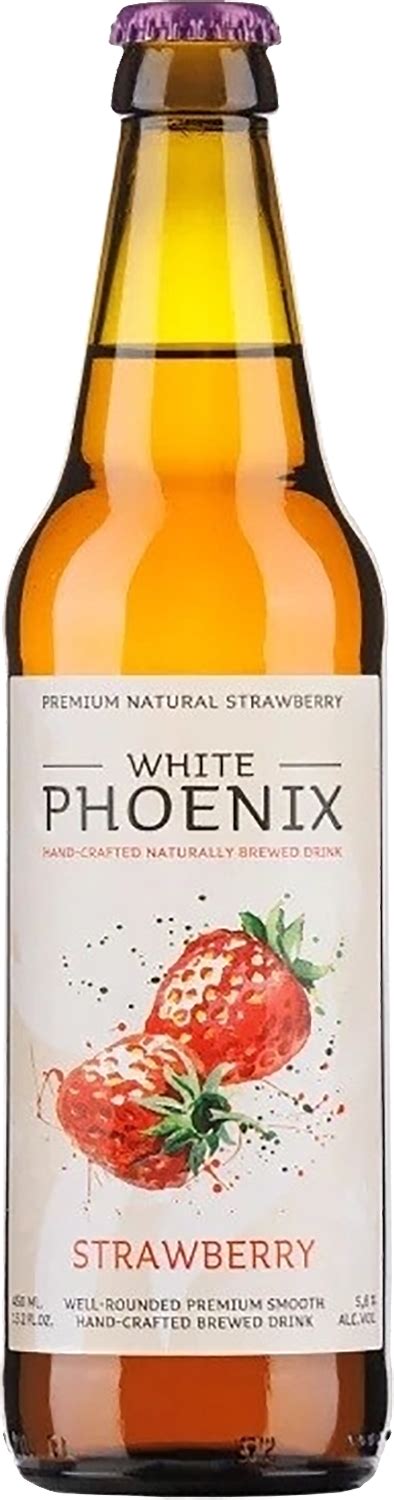 Пиво White Phoenix Strawberry 0.45 л (Уайт Феникс Клубника медовуха ...