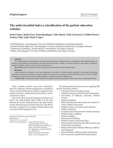 Ankle-Brachial Index Procedures Using Unit IX 的图像结果