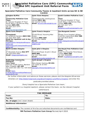 The specialist palliative care team as a local resource - PMC Doc ...