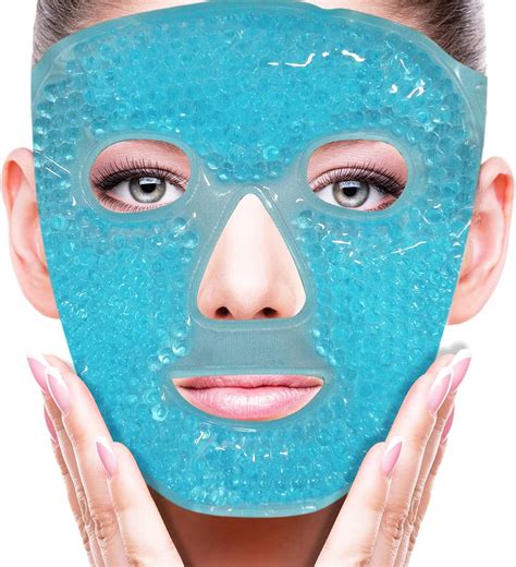 ZNÖCUETÖD Cold Face Eye Mask Ice Pack Reduce Face Puff, Dark Circles ...