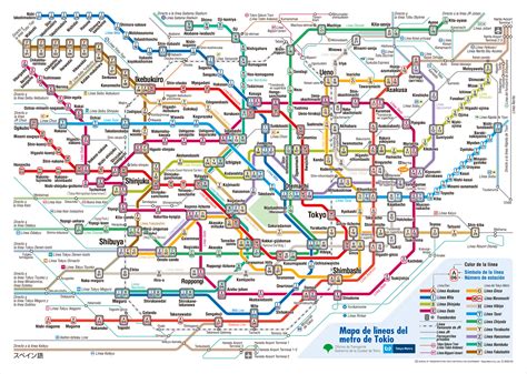 Tokyo metro map