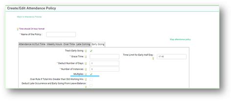 How to Configure Attendance Rules : Help Center