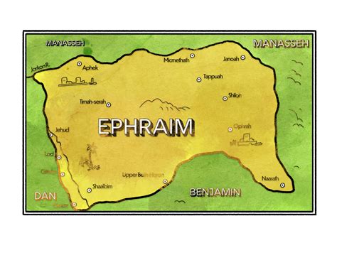 Study & Color | The Tribe of Ephraim
