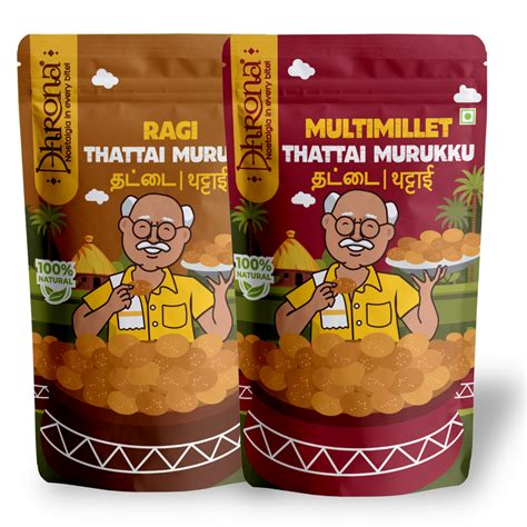 Buy Ragi and Millet Thattai – Crunchy & Healthy South Indian Snack ...