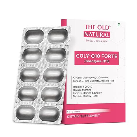 Colyq10 Forte COQ10 Tablets I Coenzyme Q10 With L-Lycopene, Carnitine ...