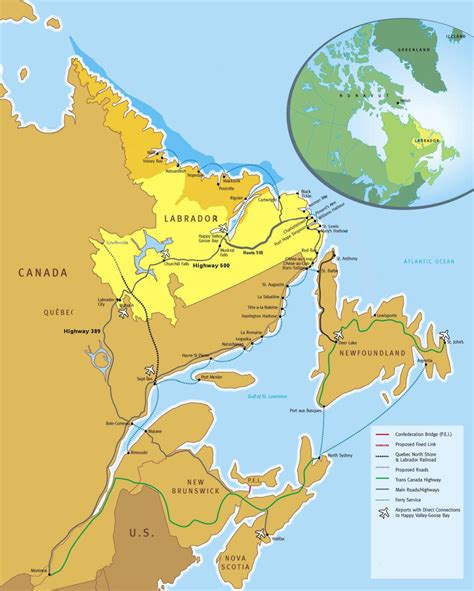 Labrador On World Map at Eileen Perry blog