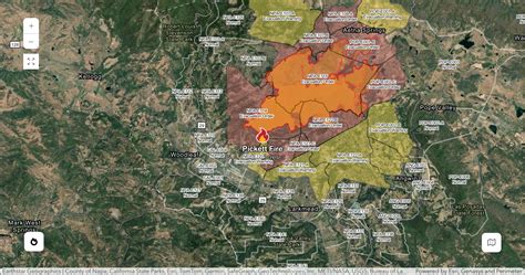 Winds Expected To Stoke Pickett Fire Monday; Evacuations Continue ...