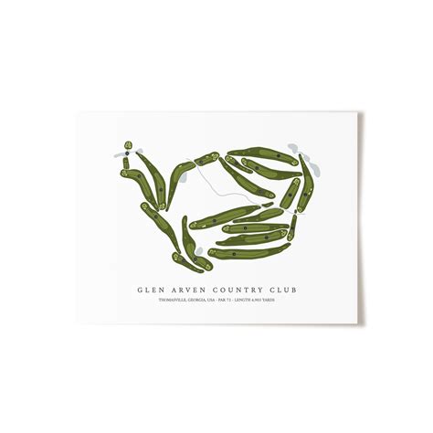 Glen Arven Country Club | Golf Course Map