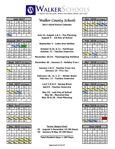 Walker County Schools Ga Calendar 2023 - Schoolcalendars.net