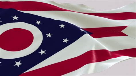 Flag Of Ohio State Stock Motion Graphics SBV-348436798 - Storyblocks