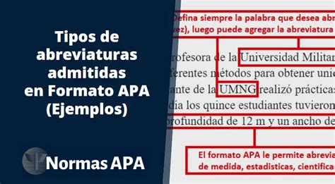 ¿Cómo y cuándo aplicar abreviaturas en Normas APA?
