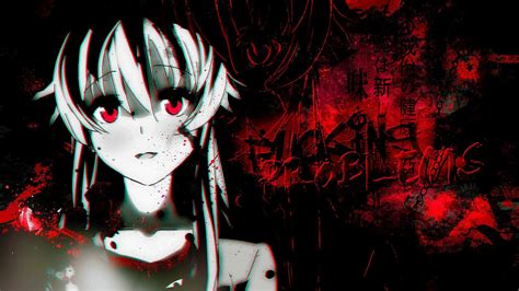 Mirai nikki Future diary Yuno Gasai Creepy Hand, Creepy Smile, Yandere ...