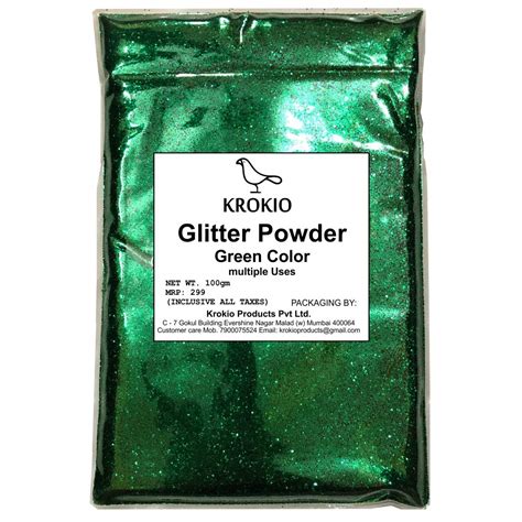 KROKIO® - Glitter Sparkle Powder Multiple Use Shimmer Zari Powders for ...