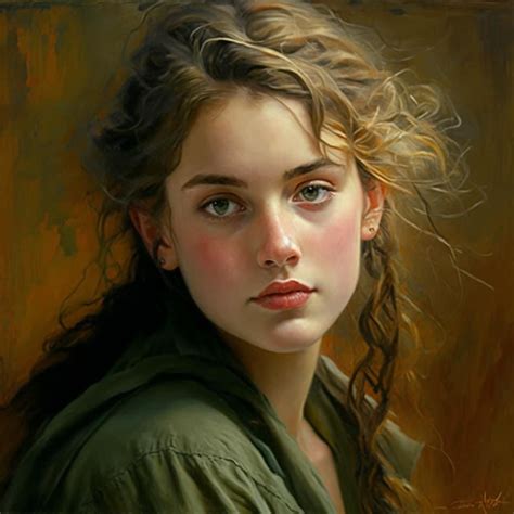 Fantasy Portraits, Character Portraits, Character Art, Oil Painting ...