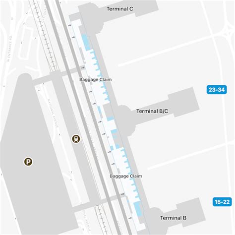 Reagan National Airport Map | DCA Terminal Guide