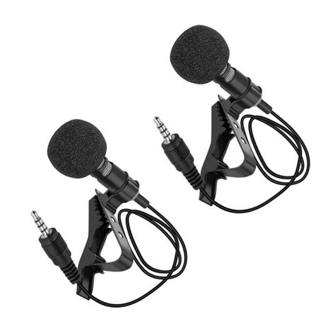 MOOZMOB Professional Grade 3.5mm Collar Microphone for YouTube Video ...