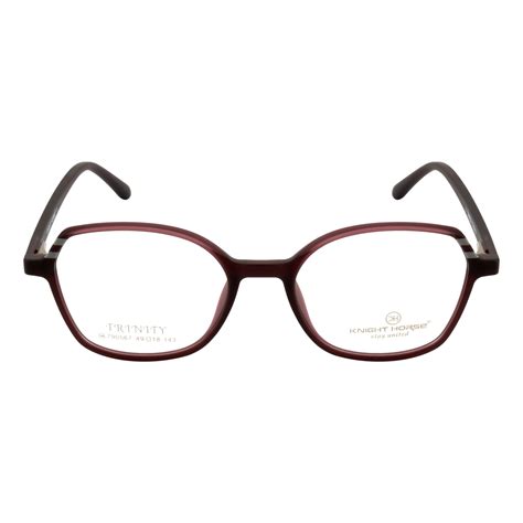 Women's Cat-Eye Eyewear | Stylish Lightweight Maroon Frames with Sprin ...