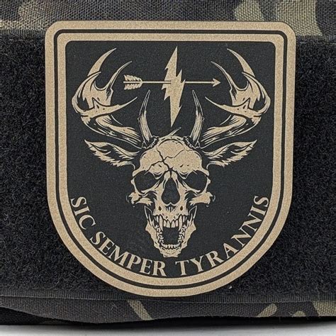 Sic Semper Tyrannis, Wendigo Protector Morale Patch, Funny Patch for ...