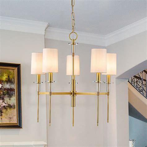 EDISLIVE Sophia 5-Light Aged Brass Mid-century Sputnik Led, Large ...