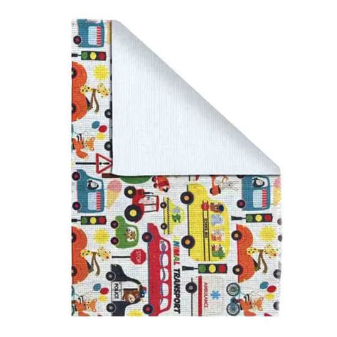 Buy Kids Animal Printed Dhurrie Carpet Rug - Multi Color Floor Mat