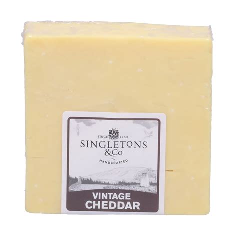 Singleton's English Vintage Cheddar Cheese - Shop Cheese at H-E-B