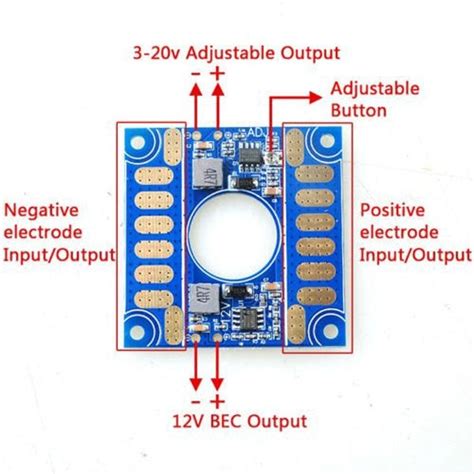 Multirotor Power Distribution Board with 5V 12V Adjustable Voltage Dual ...