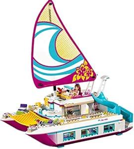 Lego Friends Stephanie & Olivia's Sunshine Catamaran Building Blocks ...