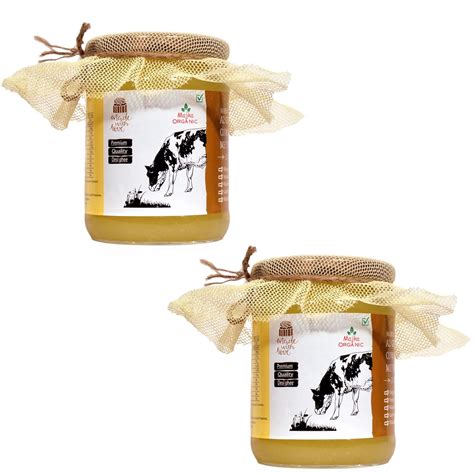 MAJKA Premium A2 Gir Cow Cultured Ghee ! Vedic Bilona Churned ! Indian ...