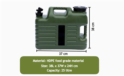 Buy Nasmodo Camping Water Can with Tap Portable Camping Picnic Hiking ...