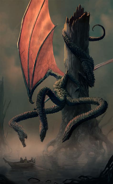 Three-Headed Dragon, by Dirk Wachsmuth : r/BadAssDragons