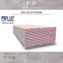 Jual Gypsum APLUS Indogyps Water Resistant 9 mm x 1200 x 2400 - Kota ...