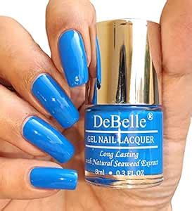 Buy DeBelle Gel Nail Lacquer La Azure, Blue, 8 ml Online at Low Prices ...