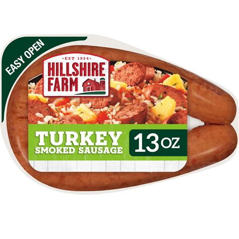 Hillshire Farm Turkey Smoked Sausage Rope, 13 oz - Walmart.com
